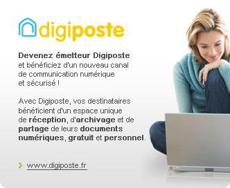 Digiposte - Devenez émetteur Digiposte et bénéficiez d'un nouveau canal de communication numérique et sécurisé !